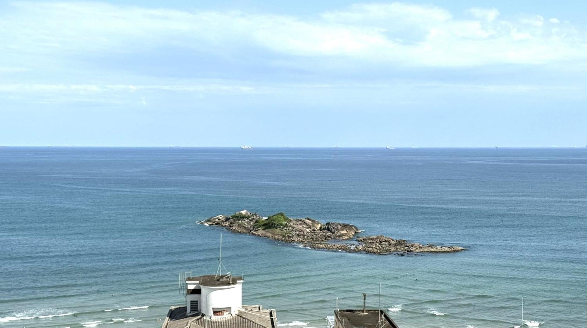 Flat A 1 Quadra Da Praia Das Pitangueiras - Ar Condicionado - 6 Pessoas Guaruja Ngoại thất bức ảnh